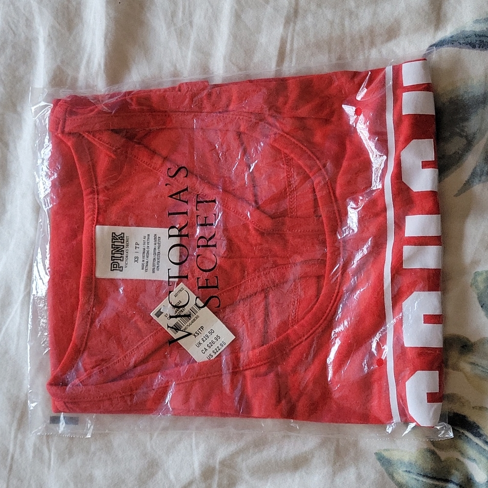 PINK tank top NWT